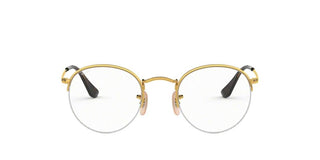 Ray-Ban RX 3947V unisex Gold Round Eyeglasses