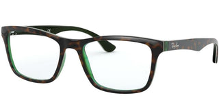 Ray-Ban Highstreet RX 5279 unisex Havana Squared Eyeglasses