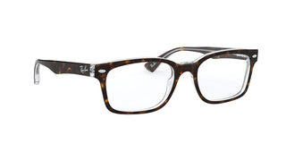 Ray-Ban Highstreet RX 5286 women Havana Squared Eyeglasses