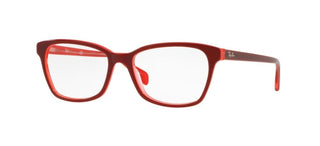 Ray-Ban RX 5362 women Red Geometric Eyeglasses