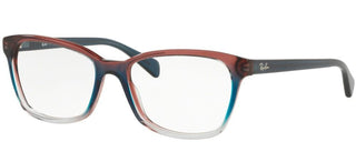 Ray-Ban RX 5362 women Green Geometric Eyeglasses