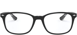 Ray-Ban RX 5375 unisex Black Squared Eyeglasses