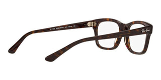 Ray-Ban RX 5383 unisex Havana Squared Eyeglasses