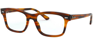 Ray-Ban RX 5383 unisex Havana Squared Eyeglasses