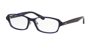 Ray-Ban RX 5385D unisex Blue Squared Eyeglasses