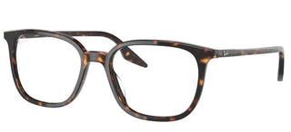 Ray-Ban RX 5406 unisex Havana Geometric Eyeglasses