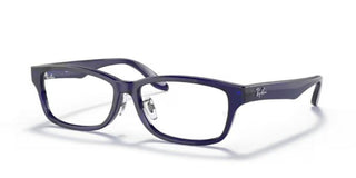 Ray-Ban RX 5408D unisex Blue Geometric Eyeglasses