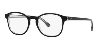 Ray-Ban RX 5417 unisex Black Geometric Eyeglasses