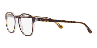 Ray-Ban RX 5417 unisex Havana Geometric Eyeglasses