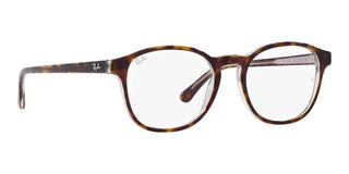 Ray-Ban RX 5417 unisex Havana Geometric Eyeglasses