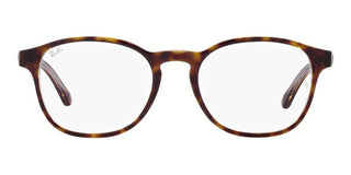 Ray-Ban RX 5417 unisex Havana Geometric Eyeglasses