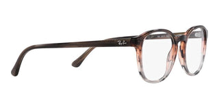 Ray-Ban RX 5417 unisex Red Geometric Eyeglasses