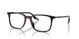 Ray-Ban RX 5421 unisex Brown Squared Eyeglasses