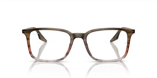 Ray-Ban RX 5421 unisex Brown Squared Eyeglasses