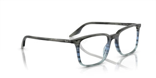 Ray-Ban RX 5421 unisex Blue Squared Eyeglasses