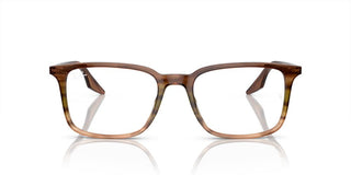 Ray-Ban RX 5421 unisex Brown Squared Eyeglasses