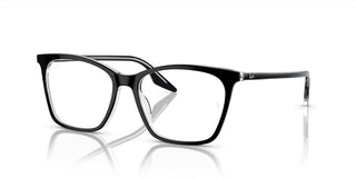 Ray-Ban RX 5422 women Black Squared Eyeglasses