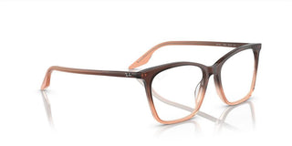 Ray-Ban RX 5422 women Brown Squared Eyeglasses