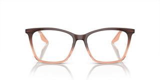 Ray-Ban RX 5422 women Brown Squared Eyeglasses