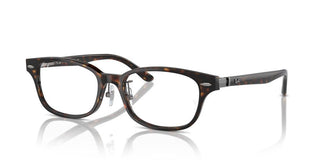 Ray-Ban RX 5427D unisex Havana Squared Eyeglasses