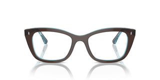 Ray-Ban RX 5433 unisex Brown Squared Eyeglasses