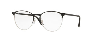 Ray-Ban RX 6375 unisex Black Round Eyeglasses