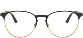 Ray-Ban RX 6375 unisex Black Round Eyeglasses