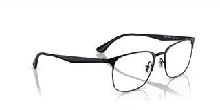 Ray-Ban RX 6421 unisex Black Geometric Eyeglasses