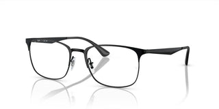 Ray-Ban RX 6421 unisex Black Geometric Eyeglasses