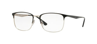 Ray-Ban RX 6421 unisex Black Geometric Eyeglasses