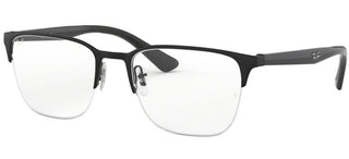 Ray-Ban RX 6428 unisex Black Geometric Eyeglasses