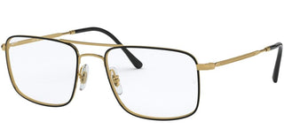 Ray-Ban RX 6434 men Gold Pilot Eyeglasses