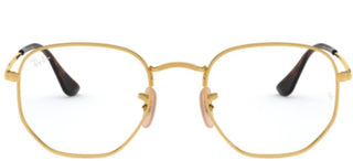 Ray-Ban RX 6448 unisex Gold Geometric Eyeglasses