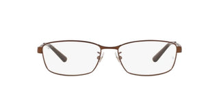 Ray-Ban RX 6452D unisex Brown Squared Eyeglasses