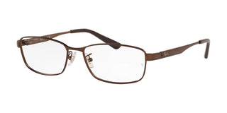 Ray-Ban RX 6452D unisex Brown Squared Eyeglasses