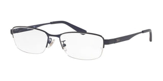 Ray-Ban RX 6453D unisex Blue Squared Eyeglasses