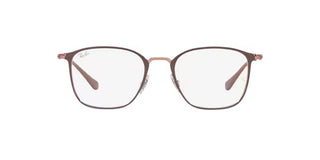 Ray-Ban RX 6466 unisex Brown Geometric Eyeglasses