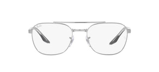 Ray-Ban RX 6485 unisex Ruthenium Squared Eyeglasses