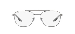 Ray-Ban RX 6485 unisex Ruthenium Squared Eyeglasses