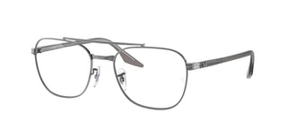 Ray-Ban RX 6485 unisex Ruthenium Squared Eyeglasses