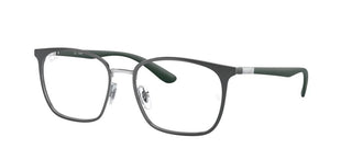 Ray-Ban RX 6486 unisex Grey Squared Eyeglasses