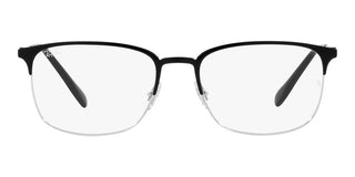 Ray-Ban RX 6494 unisex Black Squared Eyeglasses