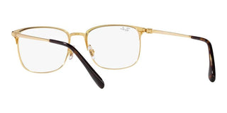 Ray-Ban RX 6494 unisex Havana Squared Eyeglasses