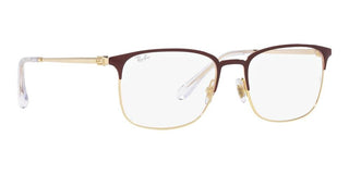 Ray-Ban RX 6494 unisex Brown Squared Eyeglasses