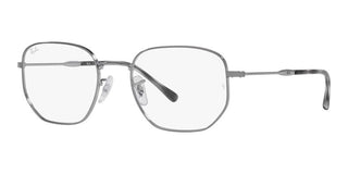 Ray-Ban RX 6496 unisex Ruthenium Geometric Eyeglasses