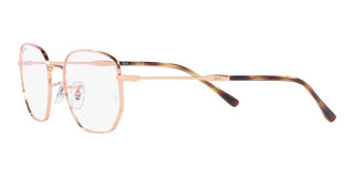 Ray-Ban RX 6496 unisex Rose gold Geometric Eyeglasses