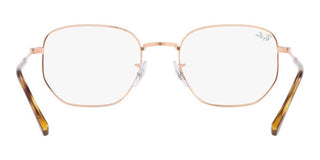 Ray-Ban RX 6496 unisex Rose gold Geometric Eyeglasses