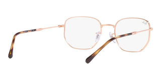 Ray-Ban RX 6496 unisex Rose gold Geometric Eyeglasses