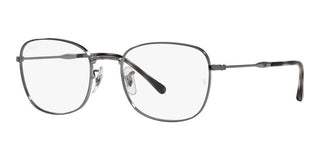 Ray-Ban RX 6497 unisex Ruthenium Geometric Eyeglasses