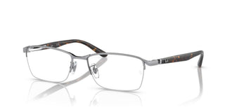 Ray-Ban RX 6501D unisex Havana Squared Eyeglasses